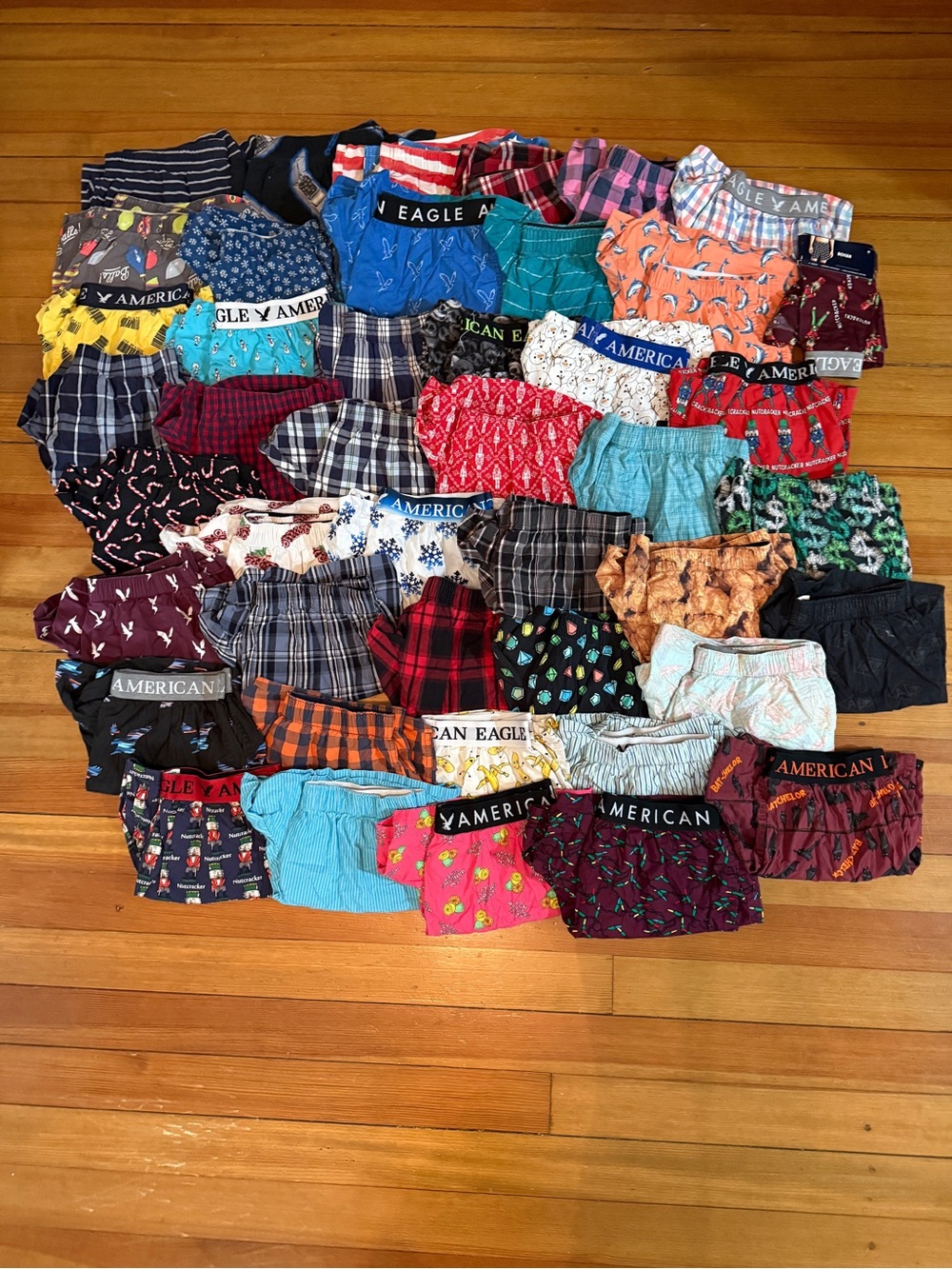 45 pair American Eagle Outfitters boxers